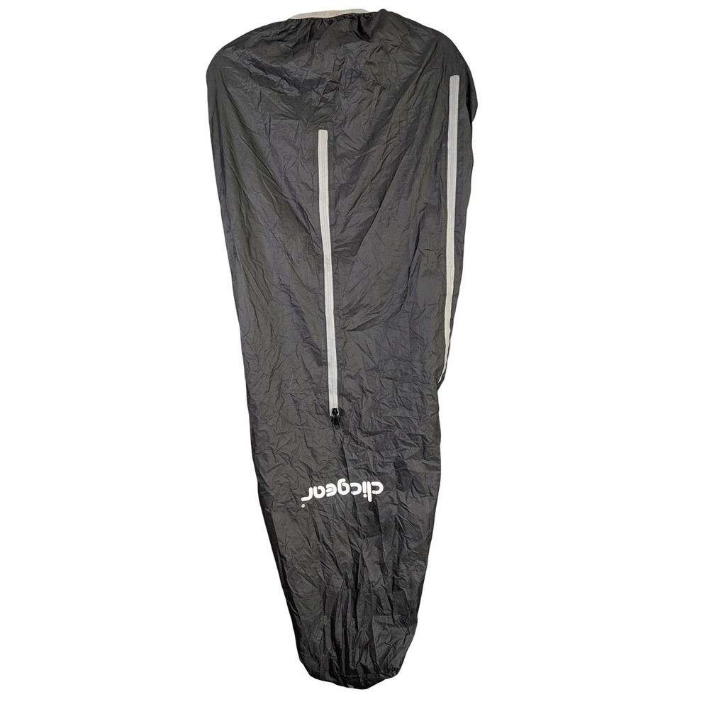 Clicgear Golf Bag Rain Cover Charcoal Gray Zippered Water Resistant Accessory